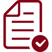 書類とチェックマークのアイコン